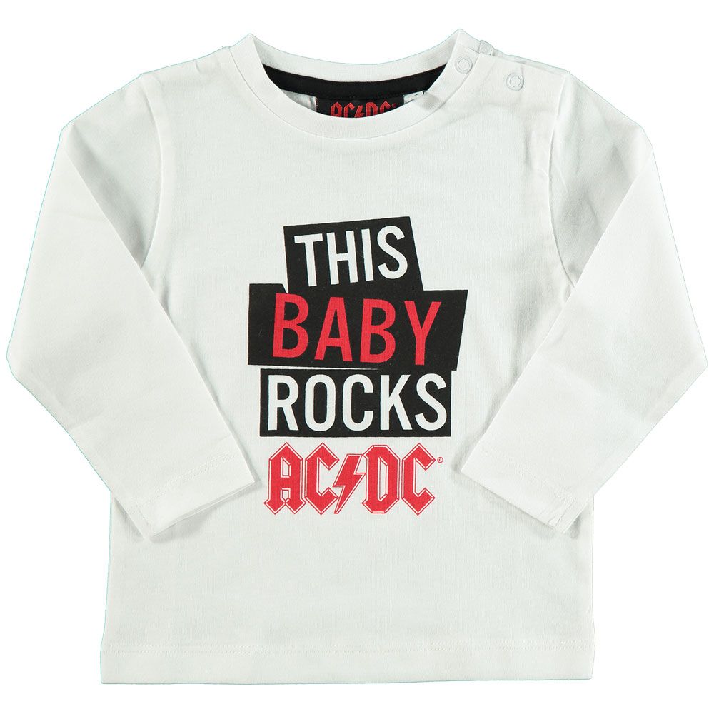 AC/DC , tee-shirt bébé hard rock 