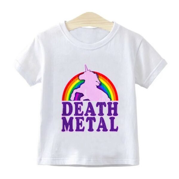 Tee-shirt death metal rainbow