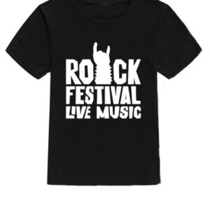 T-shirt rock festival enfant