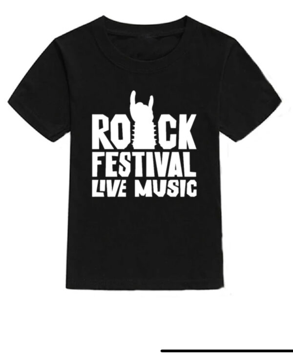 T-shirt rock festival enfant