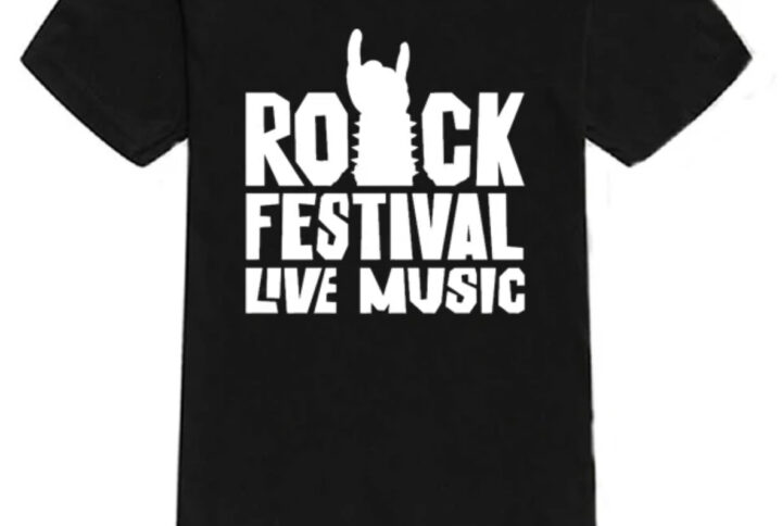 T-shirt rock festival enfant