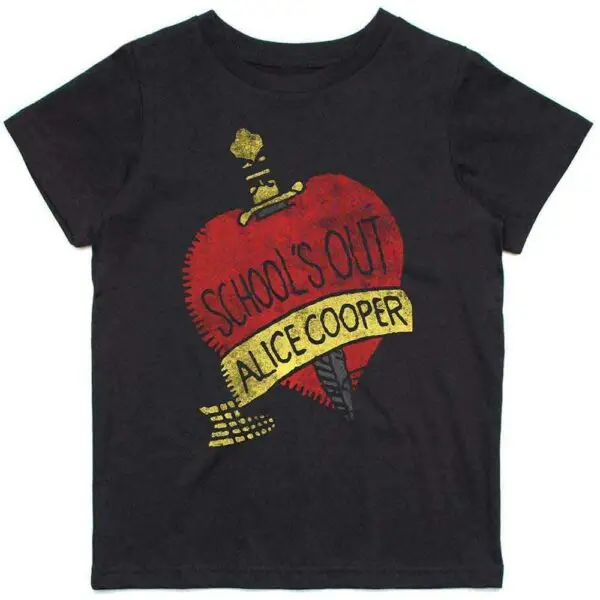 Tee-shirt kid Alice Cooper School’s Out