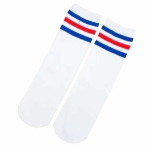 Vue des chaussettes dépliées